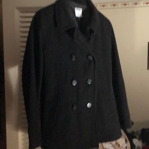 Old Navy wool pea coat.  Size large.